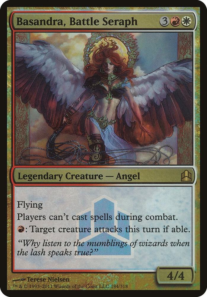 Basandra Battle Seraph 184/5 (Oversize Cards)  - Foil | Good Games Modbury