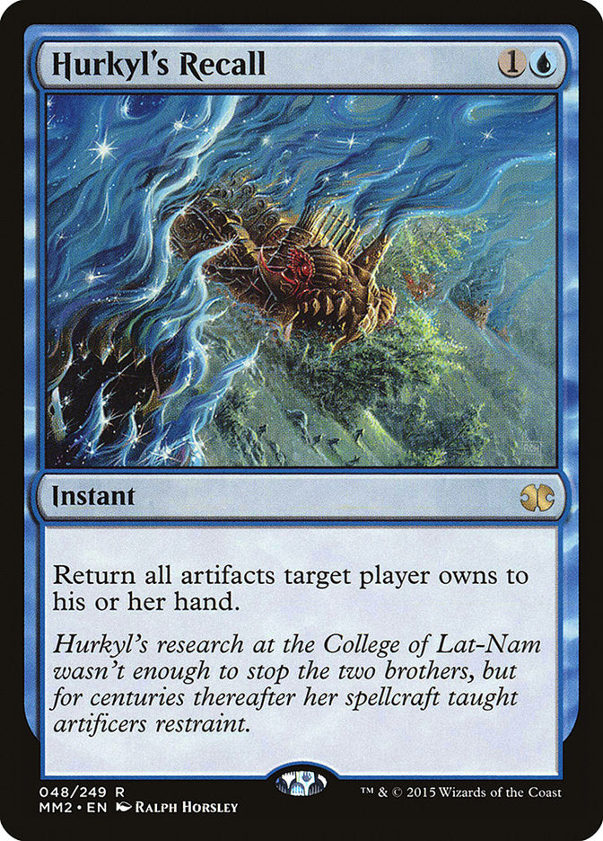 Hurkyl's Recall 48/249 (Modern Masters 2015)  - Foil | Good Games Modbury