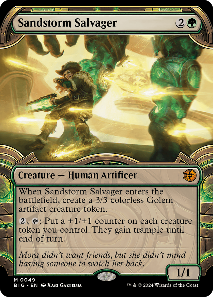 Sandstorm Salvager (Showcase) [Outlaws of Thunder Junction: The Big Score] | Good Games Modbury