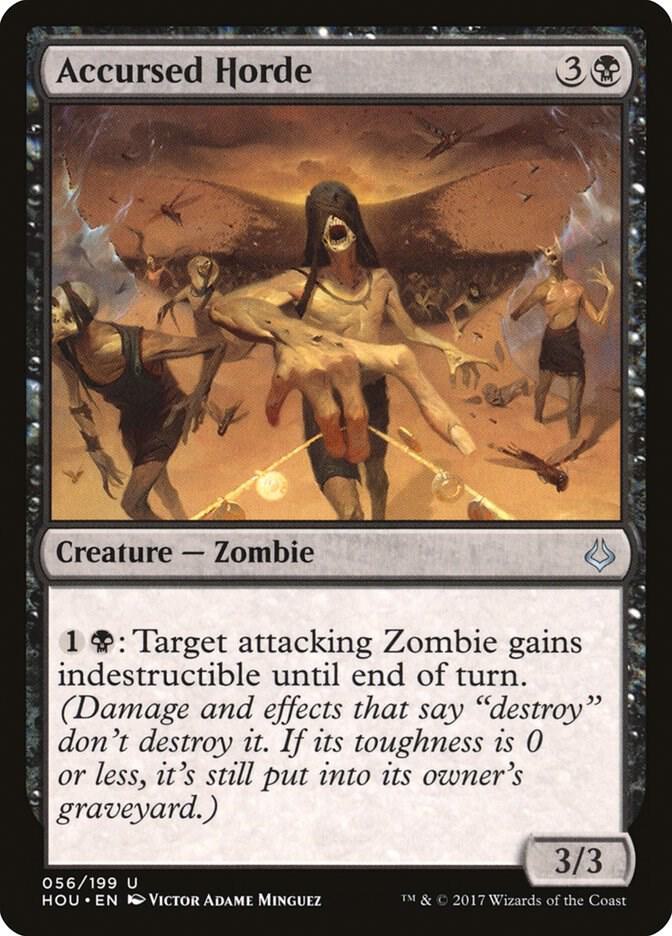 Accursed Horde 56/199 (Hour of Devastation)  - Foil | Good Games Modbury
