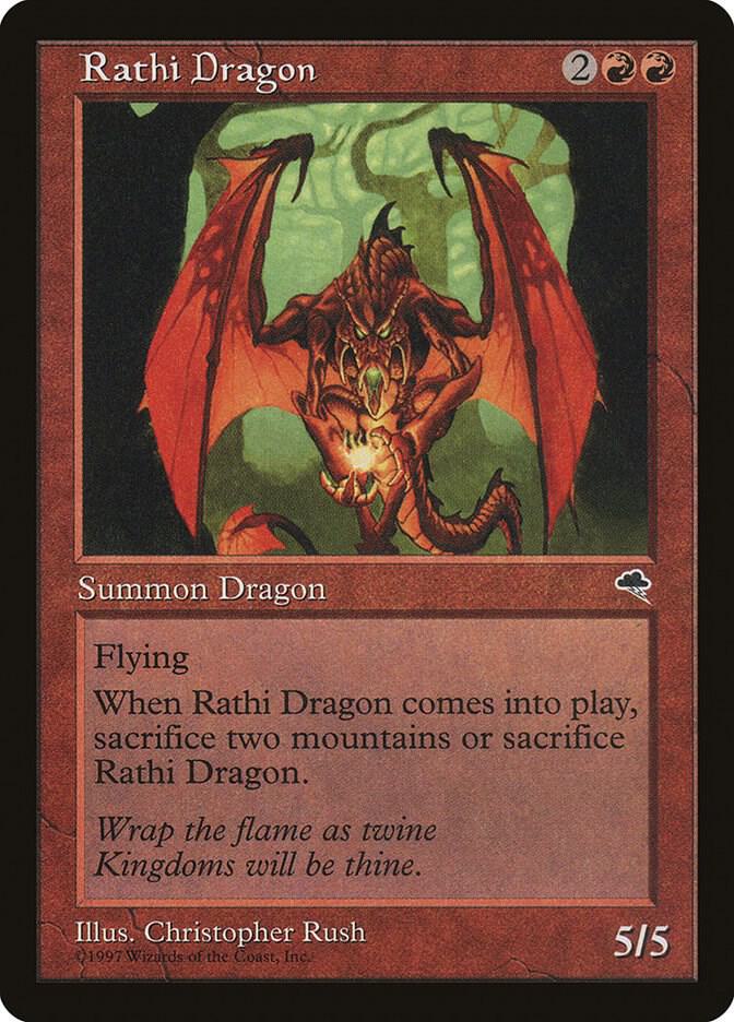 Rathi Dragon 196/350 (Tempest)  | Good Games Modbury