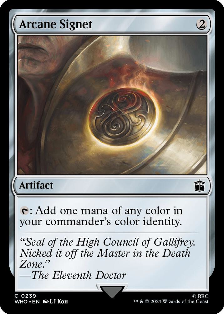 Arcane Signet 239/331 (Universes Beyond: Doctor Who)  - Foil | Good Games Modbury