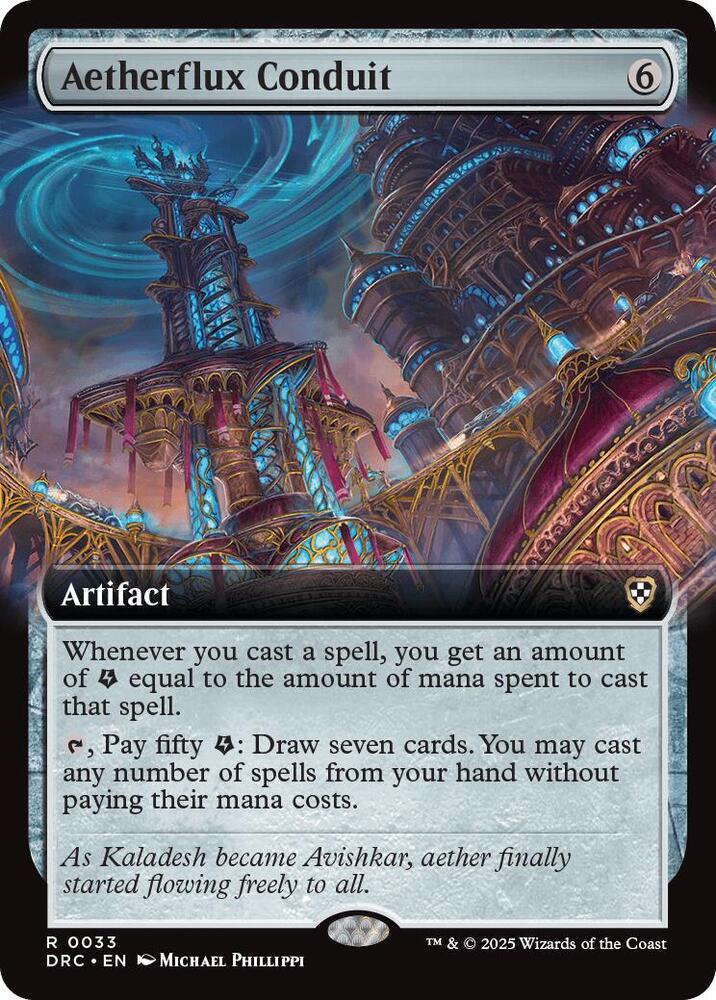 Aetherflux Conduit 33/187 (Commander: Aetherdrift)  - Extended Art | Good Games Modbury