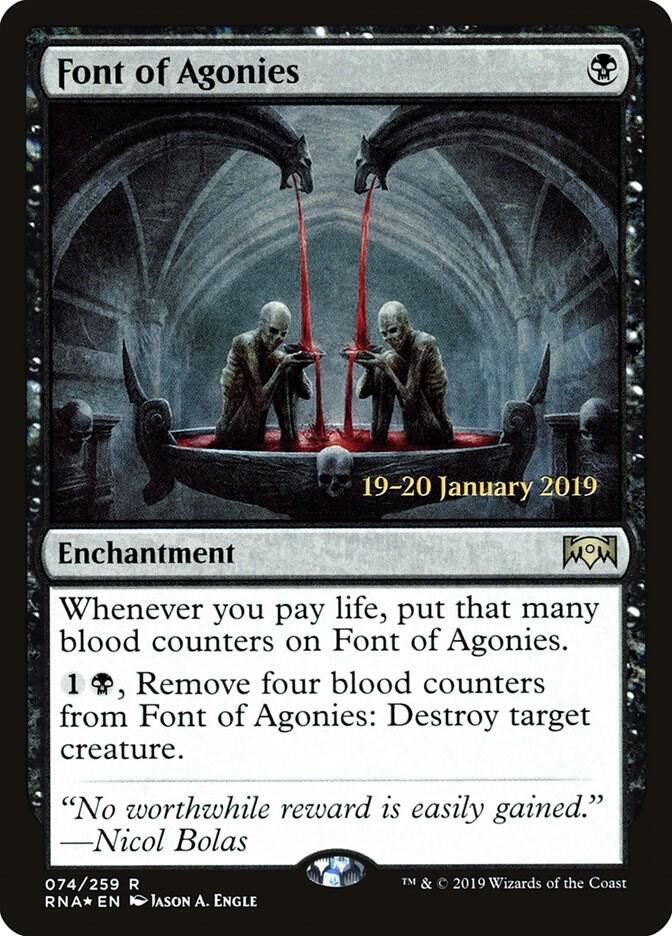 Font of Agonies 74s/81 (Prerelease Cards)  - Foil | Good Games Modbury