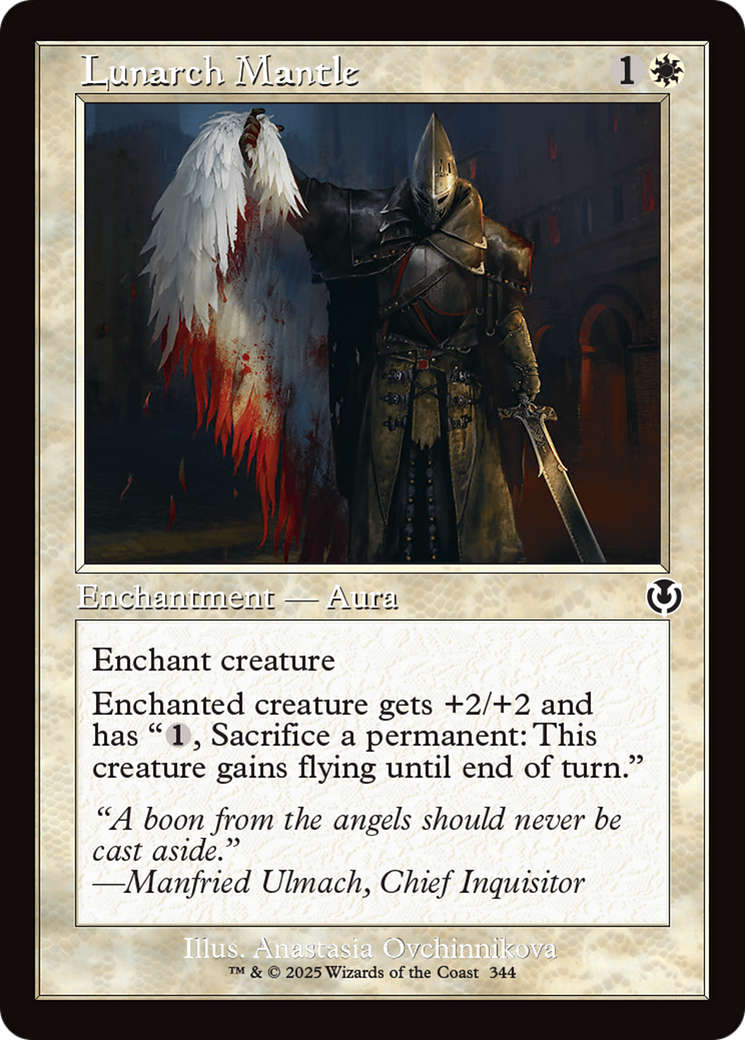 Lunarch Mantle (Retro Frame) [Innistrad Remastered] | Good Games Modbury