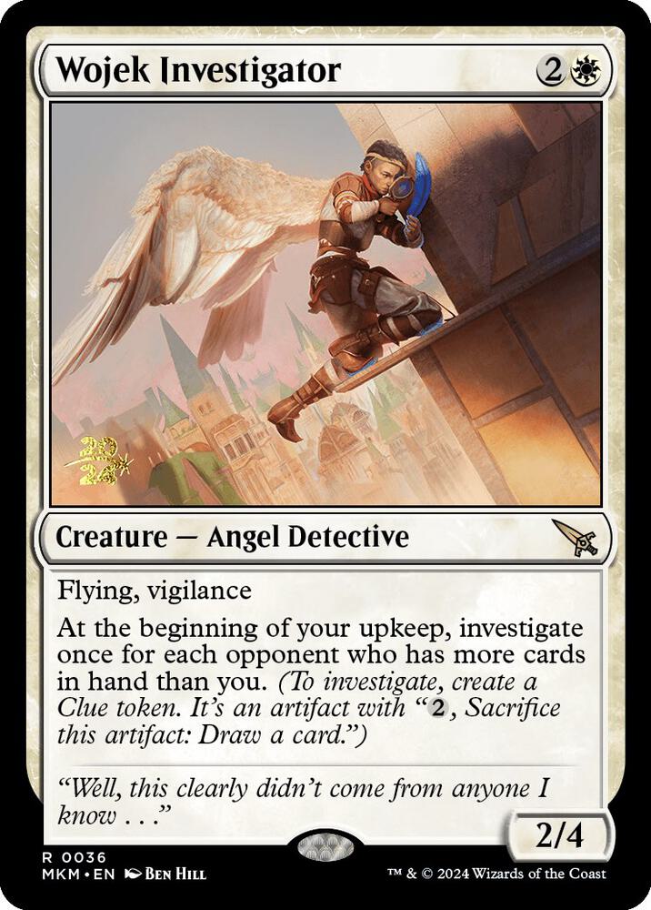 Wojek Investigator 36s/182 (Prerelease Cards)  - Foil | Good Games Modbury