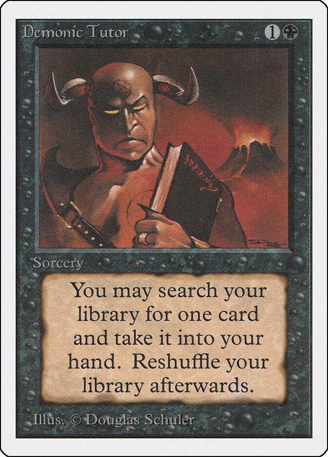 Demonic Tutor 105/302 (Unlimited Edition)  | Good Games Modbury