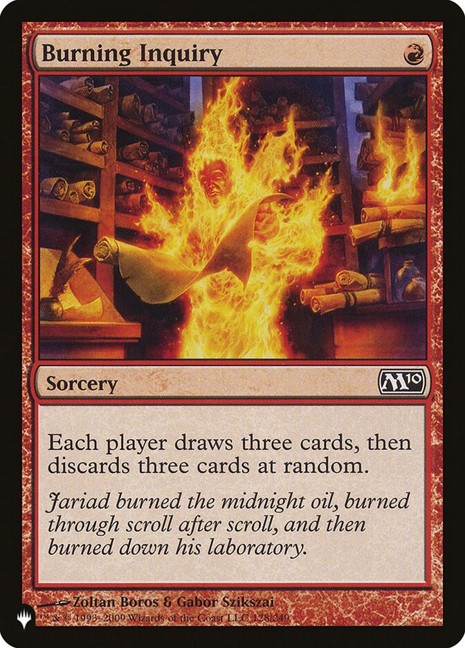 Burning Inquiry [The List] | Good Games Modbury