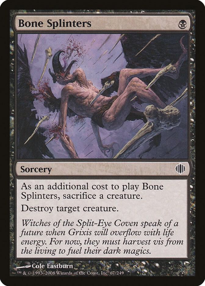 Bone Splinters 67/249 (Shards of Alara)  | Good Games Modbury