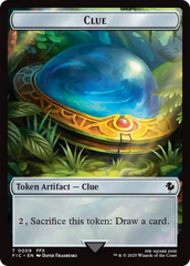 Clue // Treasure Double-Sided Token [FINAL FANTASY Commander Tokens] | Good Games Modbury
