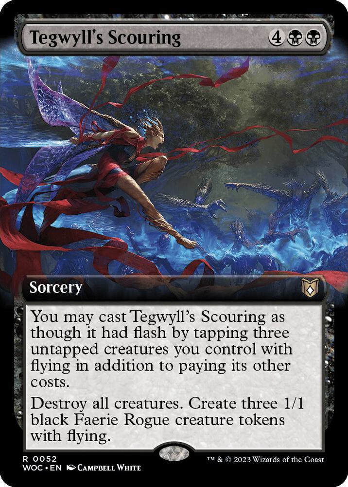 Tegwyll's Scouring 52/173 (Commander: Wilds of Eldraine)  - Extended Art | Good Games Modbury