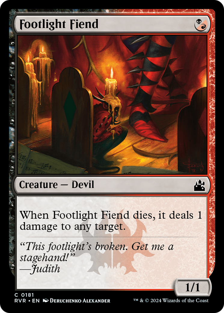 Footlight Fiend [Ravnica Remastered] | Good Games Modbury