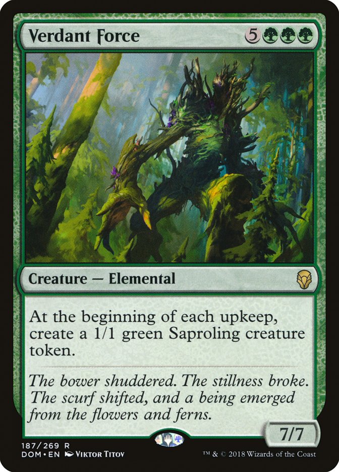 Verdant Force 187/269 (Dominaria)  | Good Games Modbury