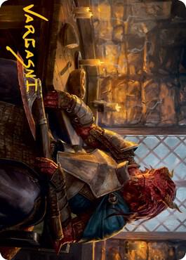 Jaded Sell Sword Art Card Gold Stamped Signature 47 (Art Series: Adventures in the Forgotten Realms)  | Good Games Modbury