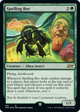 Spelling Bee Galaxy Foil 441/244 (Unfinity)  - Foil | Good Games Modbury