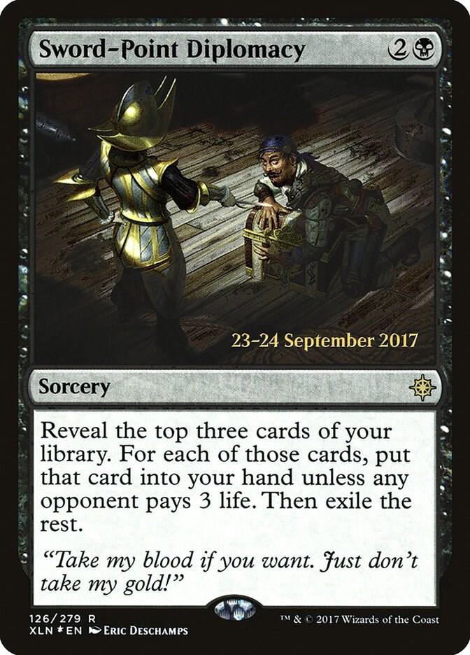Sword Point Diplomacy 126s/120 (Prerelease Cards)  - Foil | Good Games Modbury