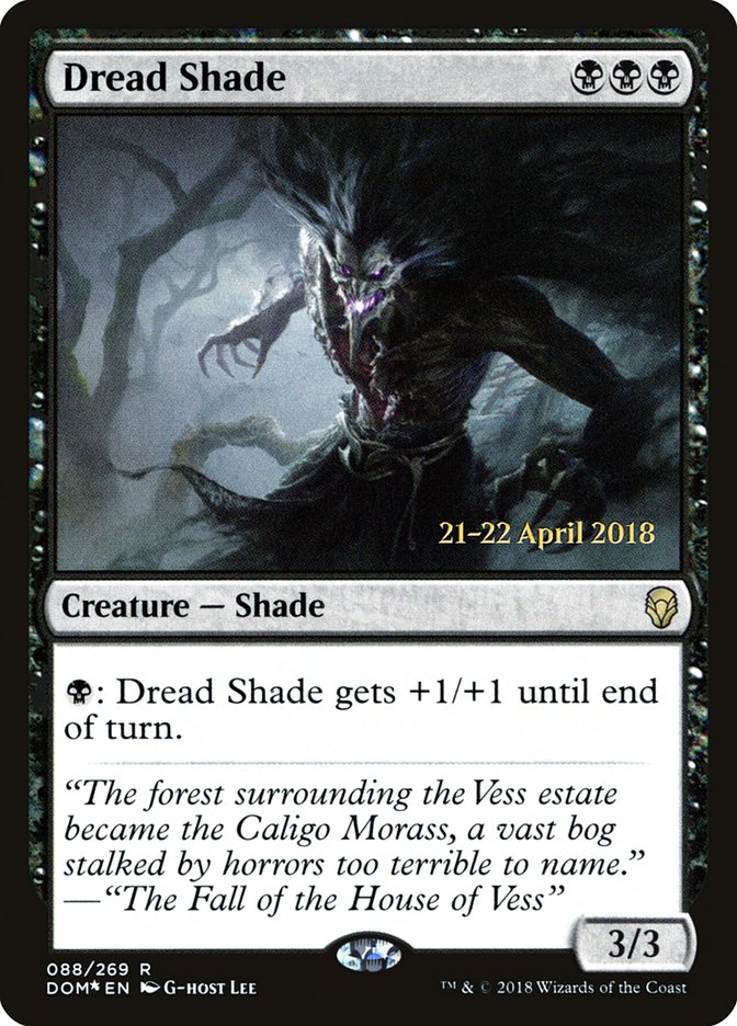 Dread Shade [Dominaria Prerelease Promos] | Good Games Modbury