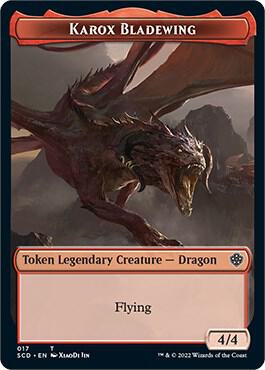 Karox Bladewing Double Sided Token 17 (Starter Commander Decks)  | Good Games Modbury