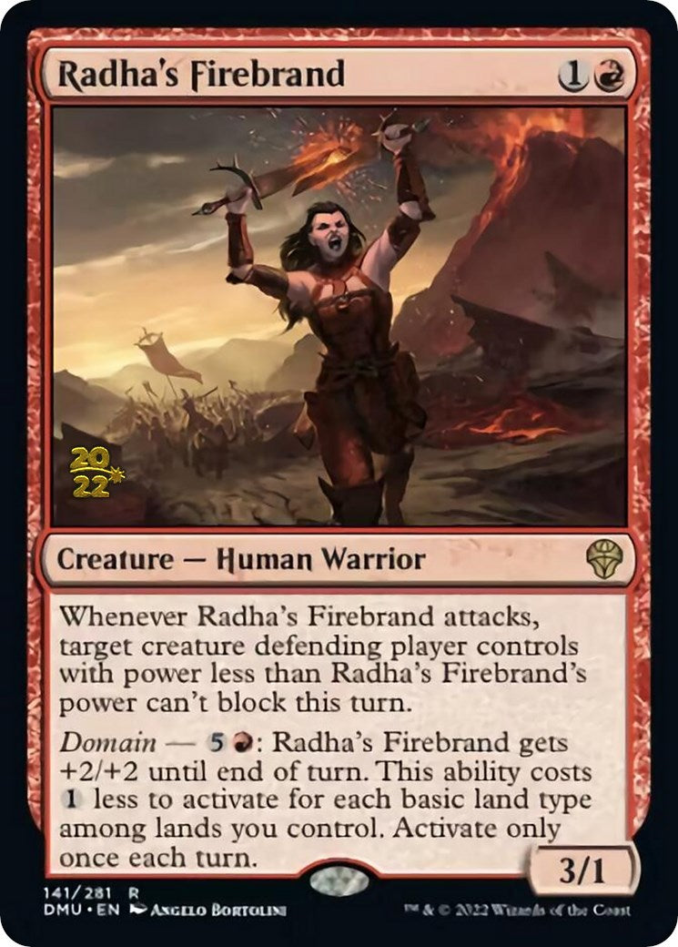 Radha's Firebrand [Dominaria United Prerelease Promos] | Good Games Modbury