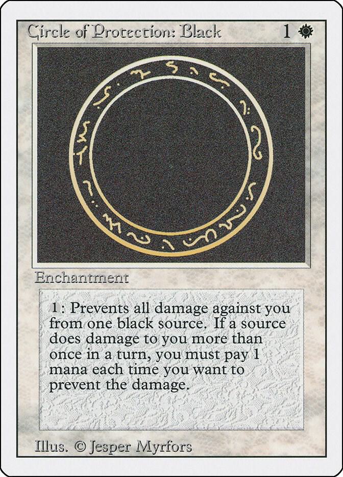 Circle of Protection: Black 9/306 (Revised Edition)  | Good Games Modbury