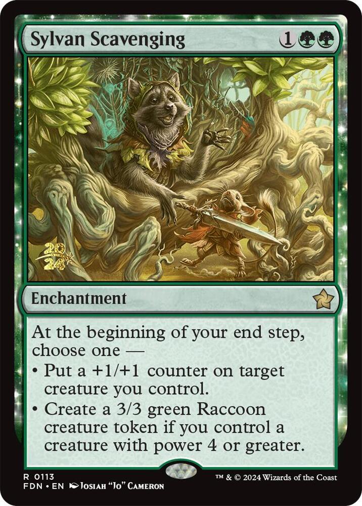 Sylvan Scavenging 113s/101 (Prerelease Cards)  - Foil | Good Games Modbury