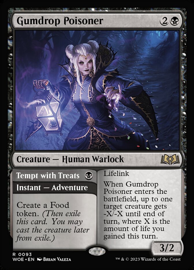 Gumdrop Poisoner // Tempt with Treats 93/276 (Wilds of Eldraine)  | Good Games Modbury