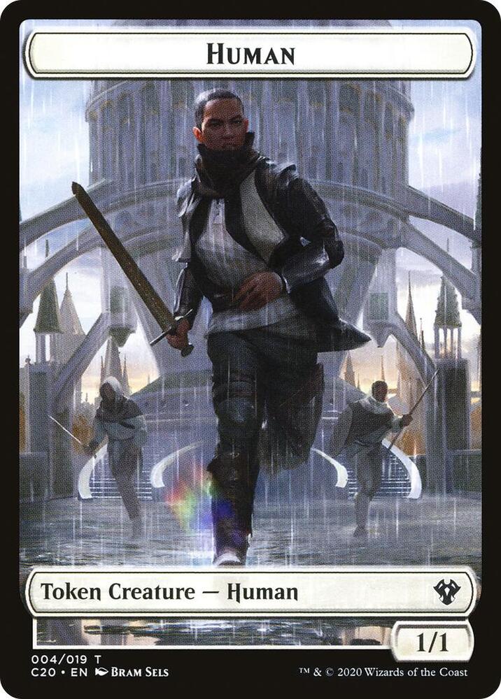 Human // Treasure 4 // 19 (Commander 2020)  | Good Games Modbury
