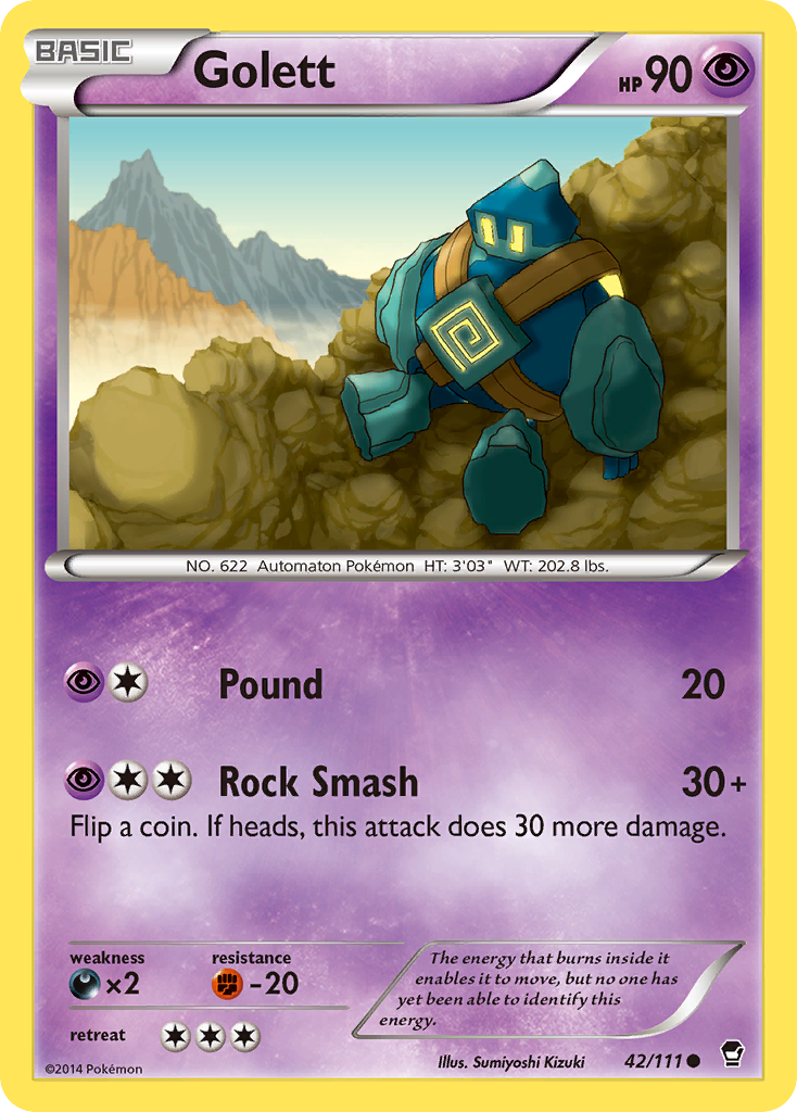 Golett (42/111) [XY: Furious Fists] | Good Games Modbury