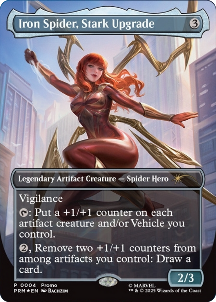 Iron Spider, Stark Upgrade (Borderless) [Media Promos] | Good Games Modbury