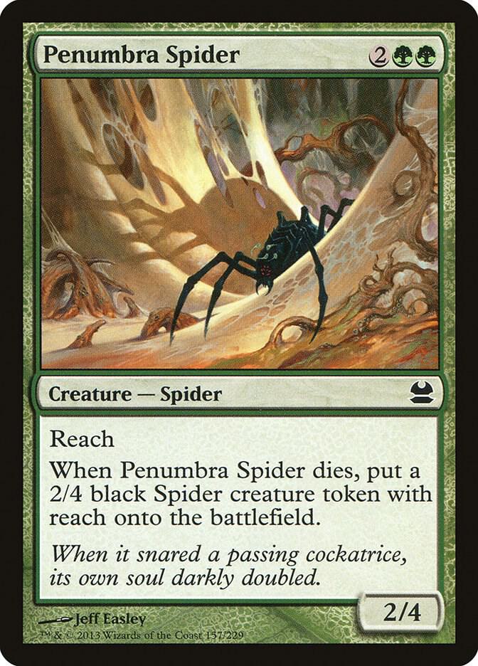 Penumbra Spider 157/229 (Modern Masters)  - Foil | Good Games Modbury