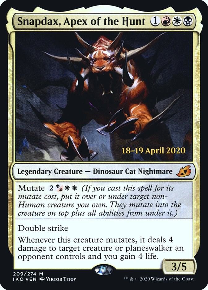 Snapdax Apex of the Hunt 209s/137 (Prerelease Cards)  - Foil | Good Games Modbury