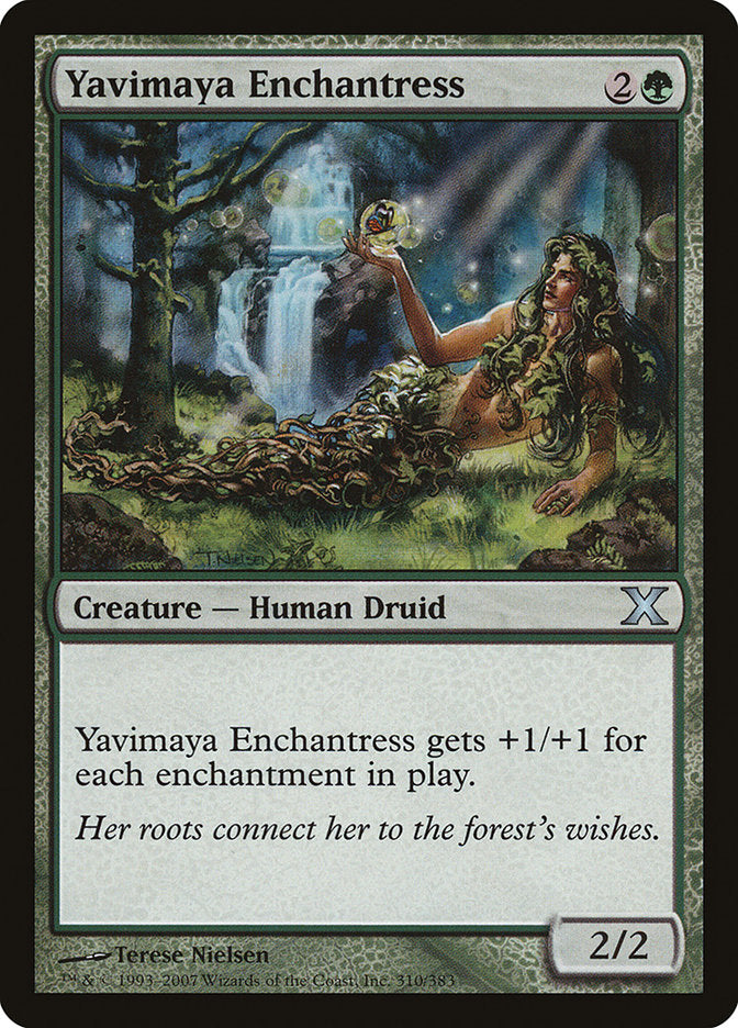 Yavimaya Enchantress [Tenth Edition] | Good Games Modbury