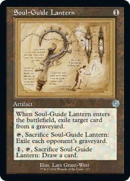 Soul Guide Lantern Schematic 117 (The Brothers' War: Retro Frame Artifacts)  - Foil | Good Games Modbury