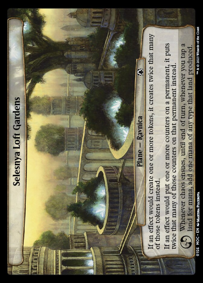 Selesnya Loft Gardens 156/79 (Planechase: March of the Machine)  | Good Games Modbury