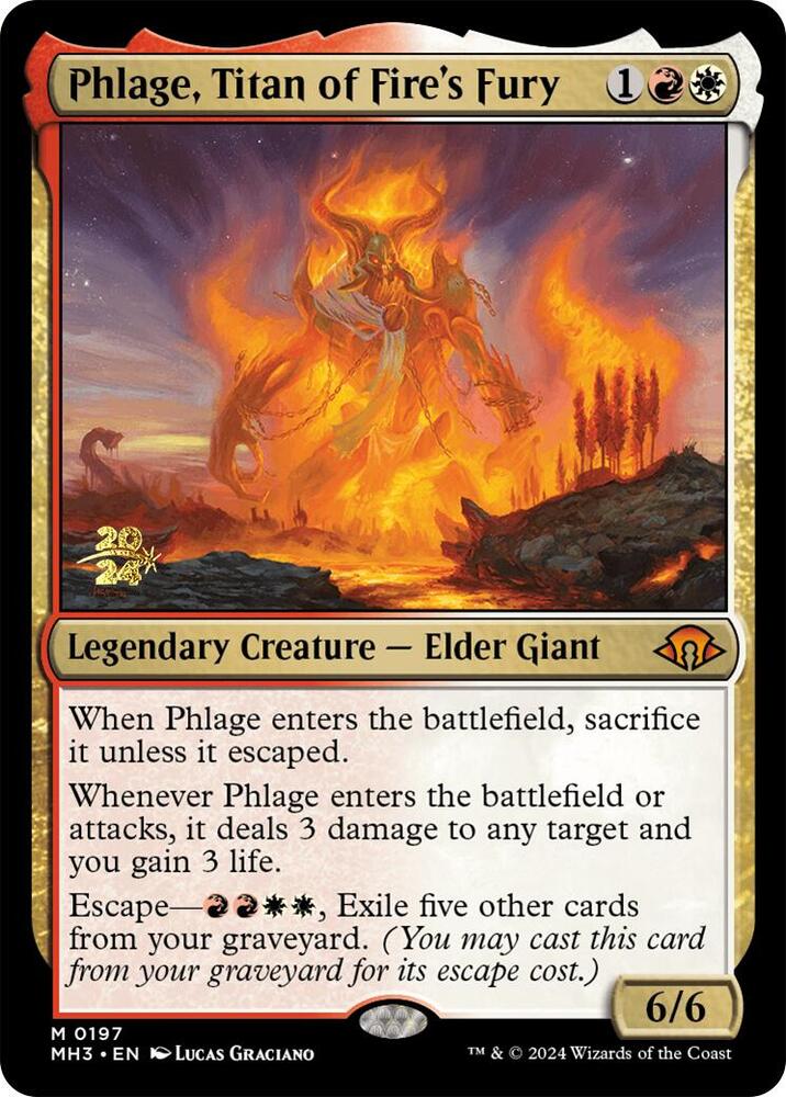 Phlage Titan of Fires Fury 197s/90 (Prerelease Cards)  - Foil | Good Games Modbury