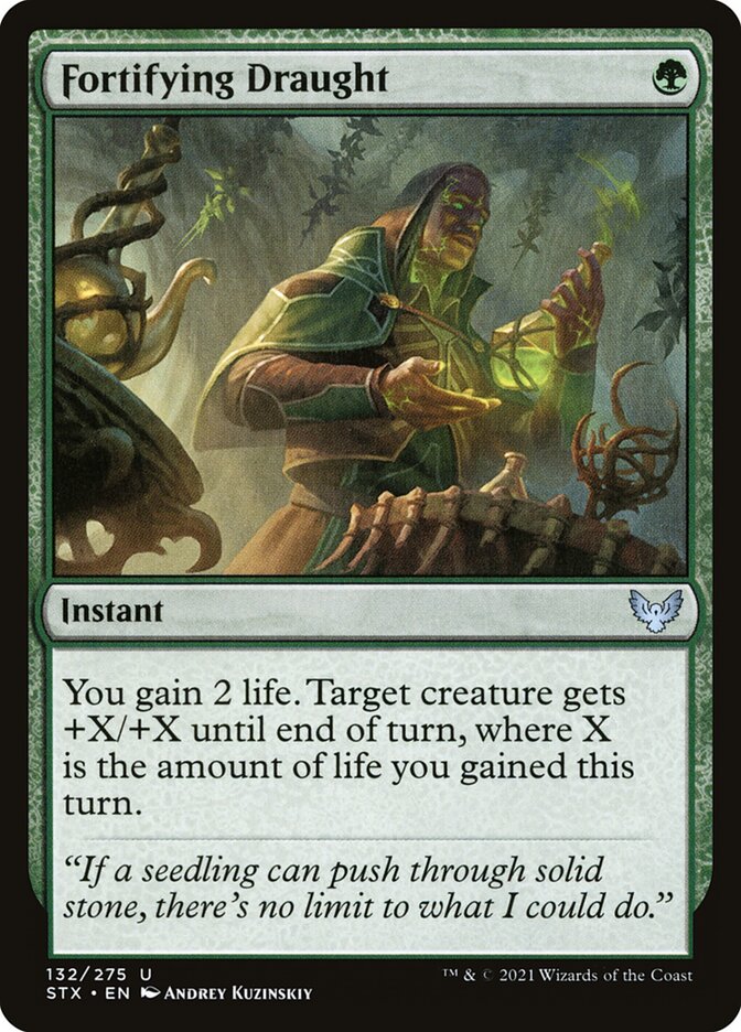 Fortifying Draught 132/275 (Strixhaven: School of Mages)  - Foil | Good Games Modbury