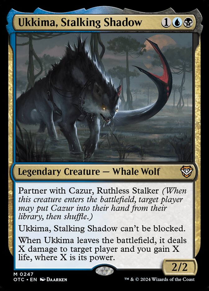 Ukkima, Stalking Shadow 247/342 (Commander: Outlaws of Thunder Junction)  | Good Games Modbury