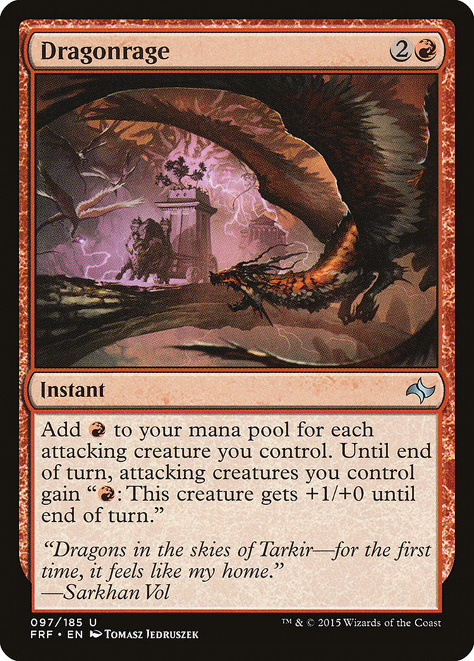 Dragonrage 97/185 (Fate Reforged)  - Foil | Good Games Modbury