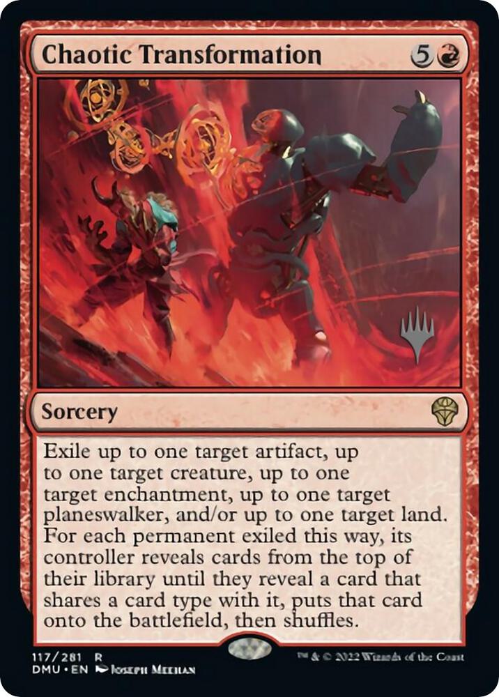 Chaotic Transformation 117p/161 (Promo Pack: Dominaria United)  - Foil | Good Games Modbury