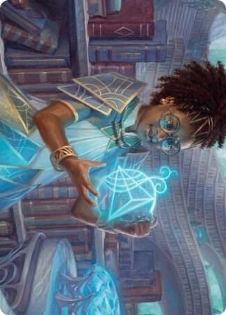 Zimone Quandrix Prodigy Art Card 46 (Art Series: Strixhaven)  | Good Games Modbury