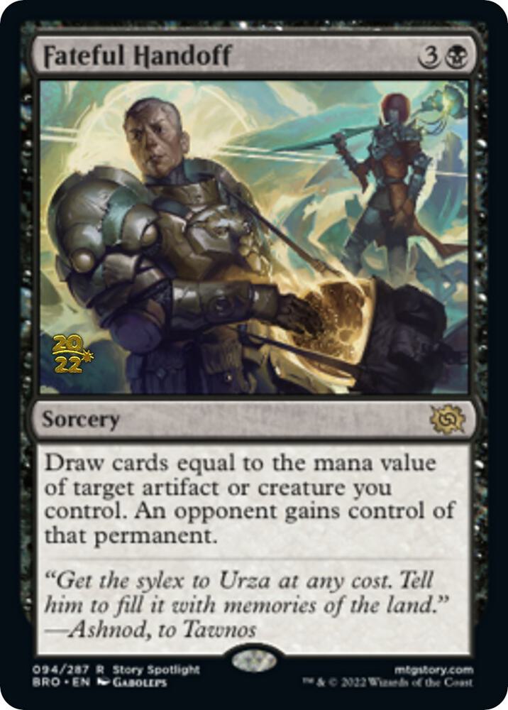 Fateful Handoff 94s/169 (Prerelease Cards)  - Foil | Good Games Modbury