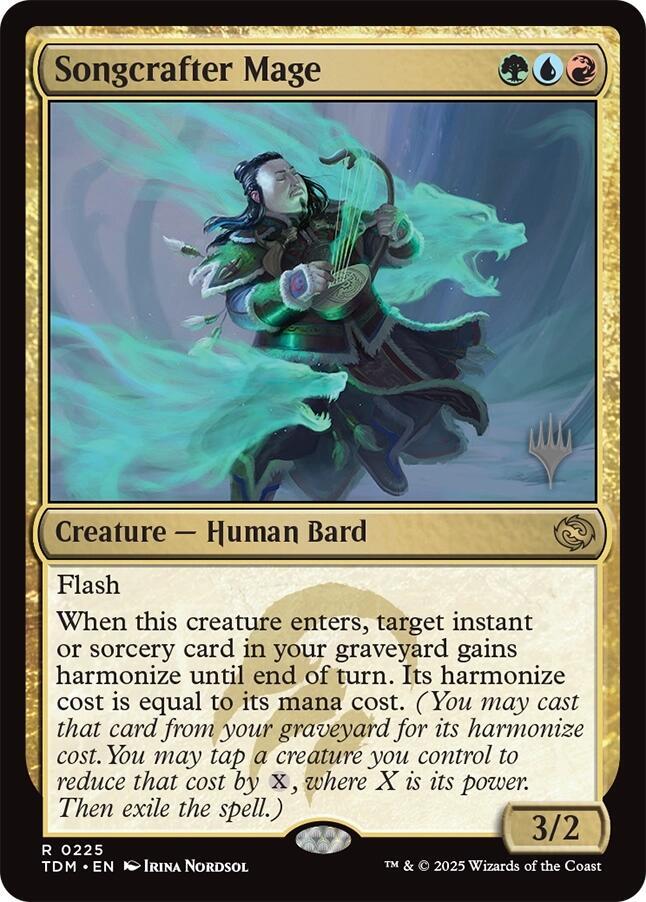 Songcrafter Mage 225 (Promo Pack: Tarkir: Dragonstorm)  - Foil | Good Games Modbury