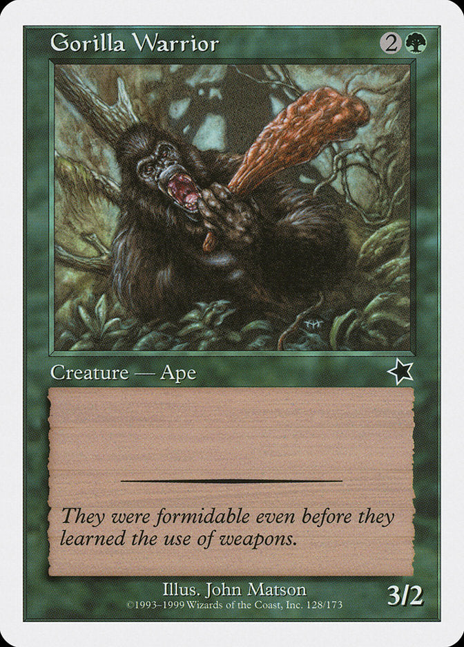 Gorilla Warrior 128/173 (Starter 1999)  | Good Games Modbury