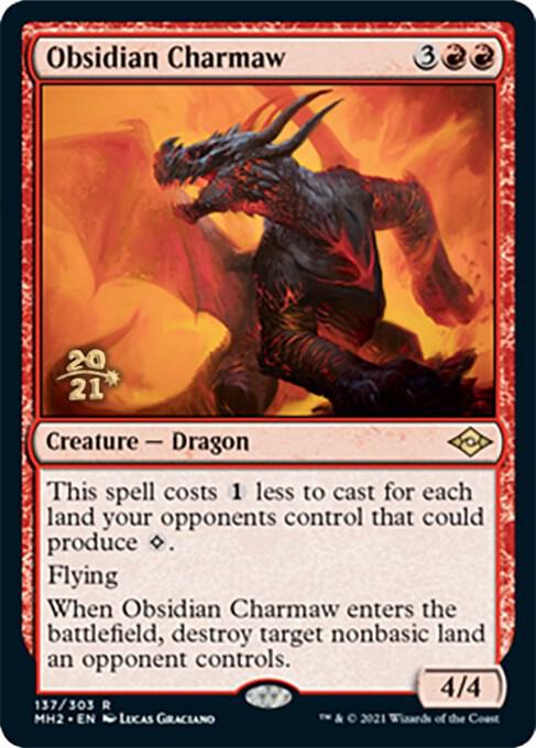 Obsidian Charmaw 137s/86 (Prerelease Cards)  - Foil | Good Games Modbury