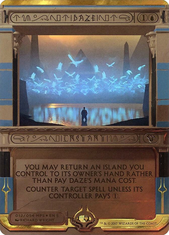 Daze 12 (Masterpiece Series: Amonkhet Invocations)  - Foil | Good Games Modbury