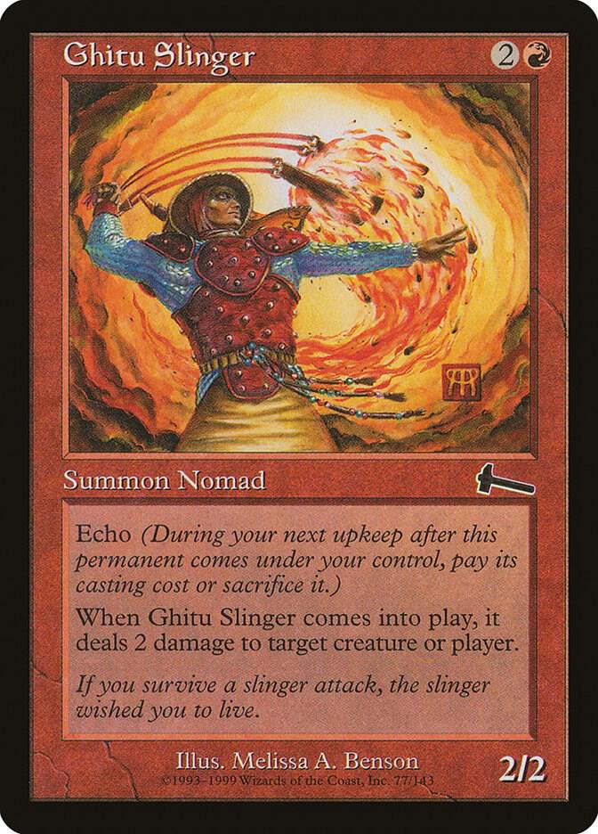 Ghitu Slinger 77/143 (Urza's Legacy)  - Foil | Good Games Modbury
