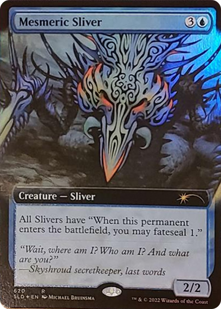 Mesmeric Sliver (Extended Art) [Secret Lair Drop Series] | Good Games Modbury