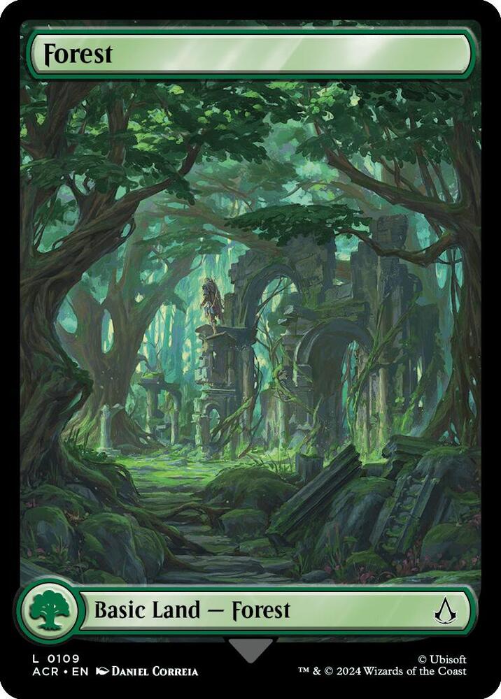 Forest 109 (Universes Beyond: Assassin's Creed)  - Foil | Good Games Modbury