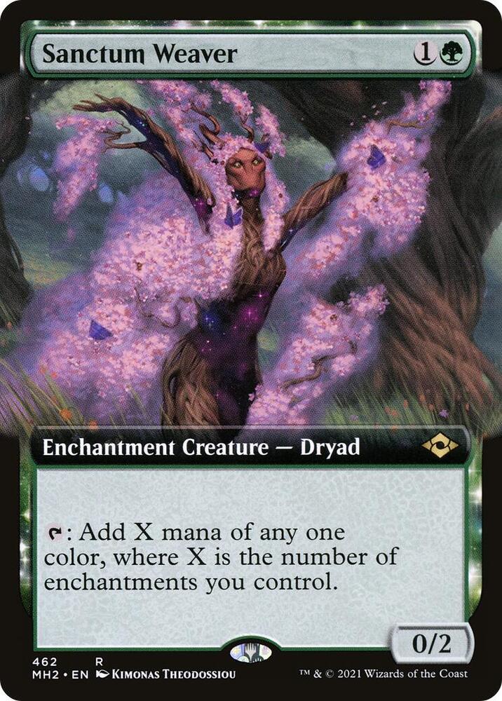 Sanctum Weaver Extended Art 462 (Modern Horizons 2)  - Foil | Good Games Modbury