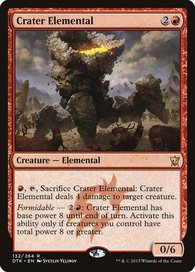 Crater Elemental [Dragons of Tarkir] | Good Games Modbury